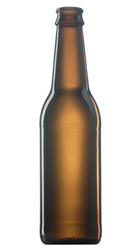 Amber beer bottle Longneck 290g 330ml (2736 per pallet)